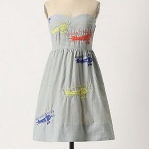 Moulinette Soeurs Embroidered Bi-Plane Dress